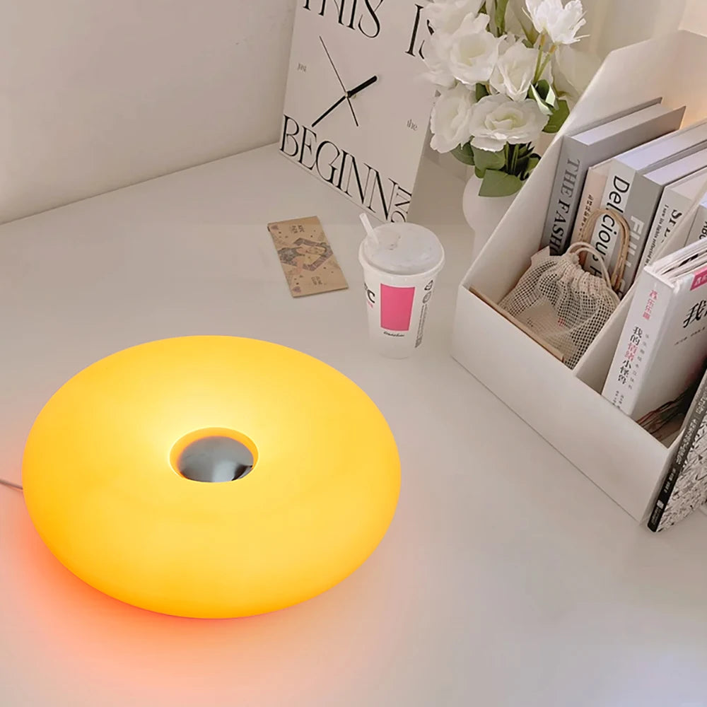 ✨ Lámpara LED Multicolor en Forma de Donut ✨