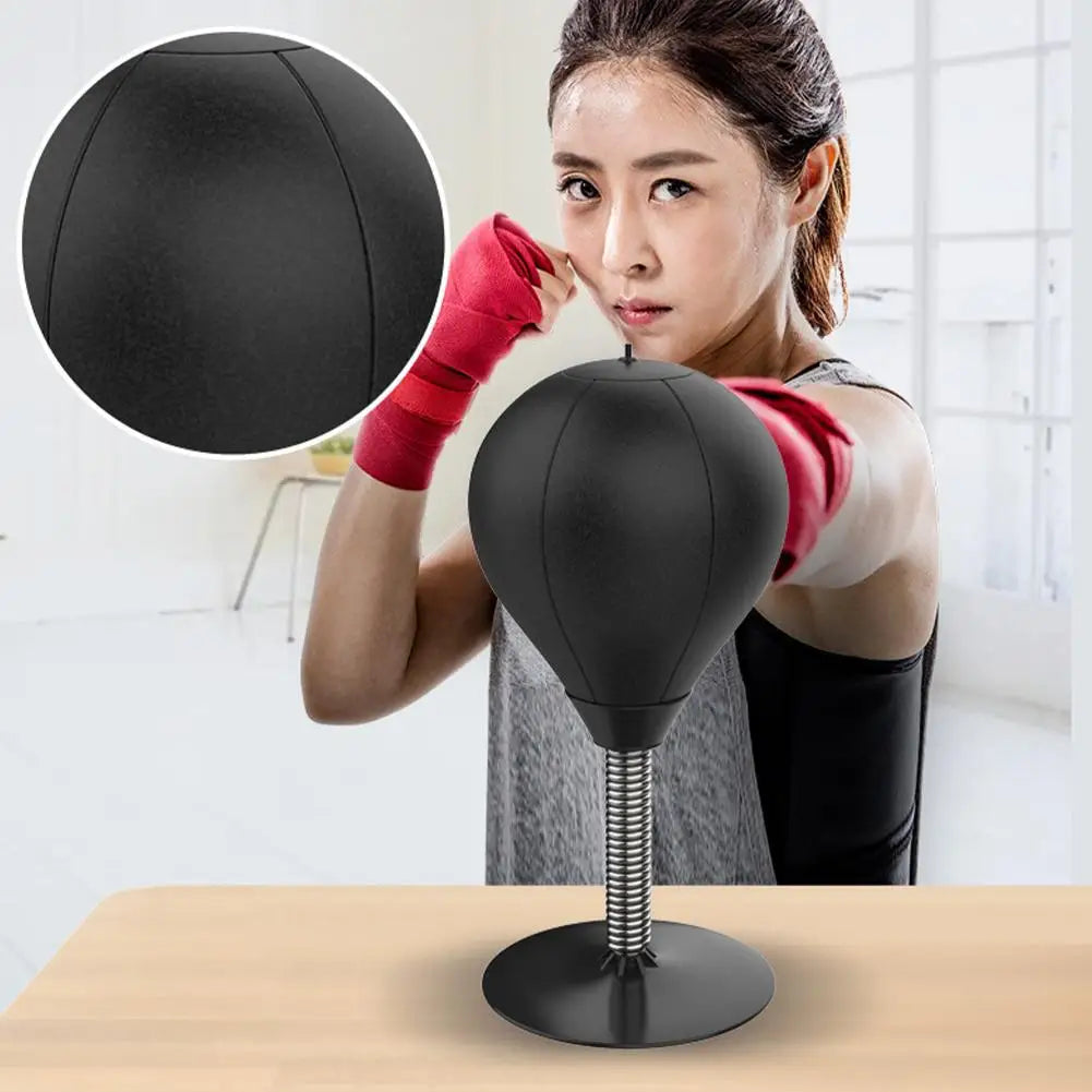 Stress Release Desktop Punching Ball With Suction Cup Tabletop Boxing Punching Bag Tress Buster Desk Boxing Punch Ball