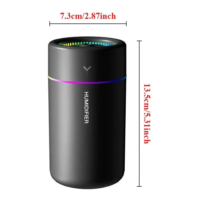 🌫️ Humidificador Ultrasónico con Luces LED RGB – Diseño Moderno y Silencioso
