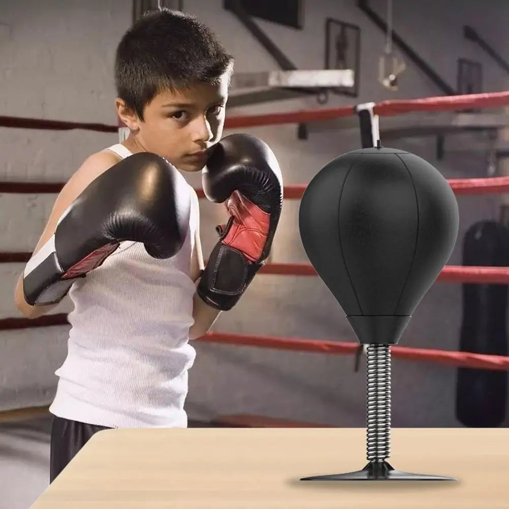 Stress Release Desktop Punching Ball With Suction Cup Tabletop Boxing Punching Bag Tress Buster Desk Boxing Punch Ball