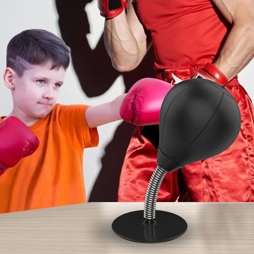 Stress Release Desktop Punching Ball With Suction Cup Tabletop Boxing Punching Bag Tress Buster Desk Boxing Punch Ball