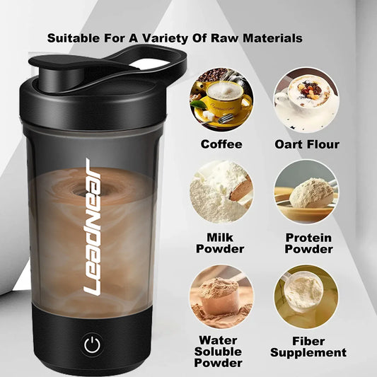 ⚡Vaso Mezclador Eléctrico LeadNear – ¡Despídete de agitar a mano!