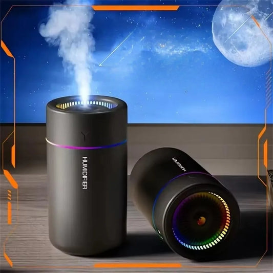 🌫️ Humidificador Ultrasónico con Luces LED RGB – Diseño Moderno y Silencioso